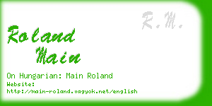 roland main business card